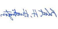 Robert H Huntington Signature